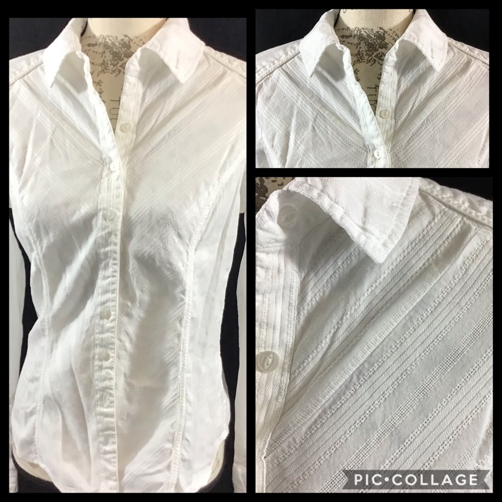 Calvin Klein White Button Down Shirt